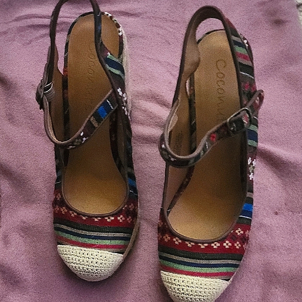 Coconuts by Matisse Women's Multicolor Wedge Sandals